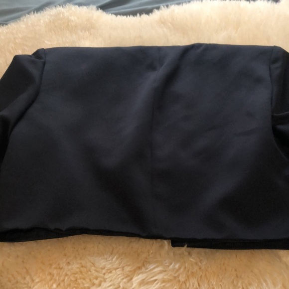Black satin bolero jacket size S - Picture 8 of 8